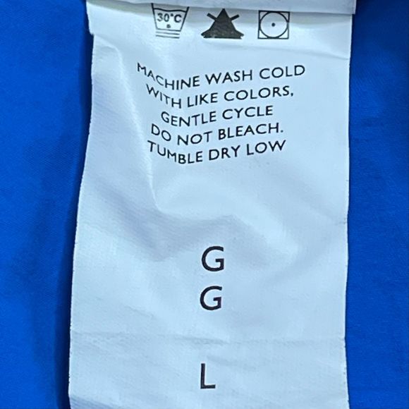 Jag Regular Fit Boardshorts Royal Blue 100% Nylon Drawstring Button Waist Swim L - Picture 7 of 7